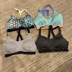 Victoria Secrets Sport Bras 4 total Size 34D